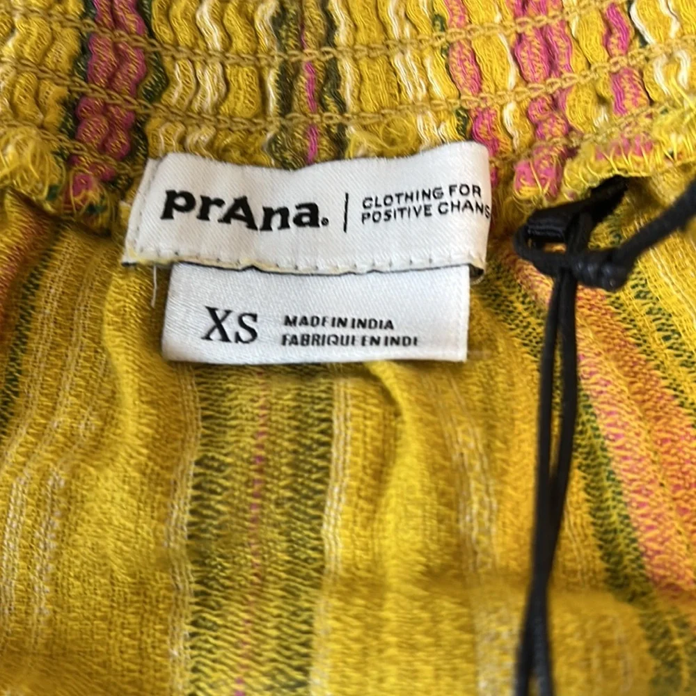 Prana Leapfrog Stripe Little Palm Organic Cotton Cami - Picture 7 of 11